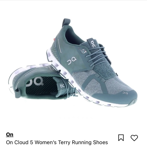 On Cloud 5 Women’s Terry Running Shoes - Picture 1 of 7